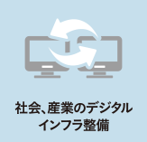 社会、産業のデジタルインフラ整備